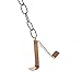 Topadorn 6 FT Metal Rain Chain with 8 Cups, Functional and Decorative Replacement for Gutter Downspouts, Umbrella & Bell Rain Chain for Home, Garden, and Outdoor Use