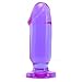 Doc Johnson Crystal Jellies - Starter Kit - For Graduated Anal Training - Ease Your Way Into Backdoor Pleasure - 3 Penis Shaped Plugs - Purple