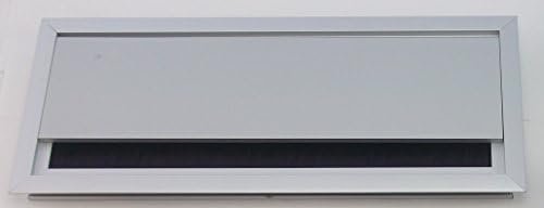 Metal Desk Grommet Satin Aluminum Finish with Brushes