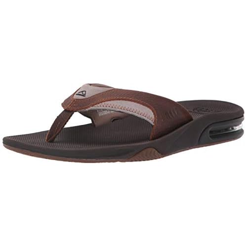 reef men's leather fanning sandals