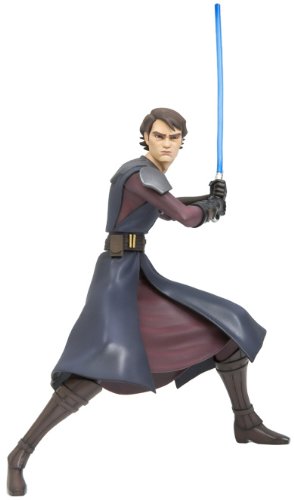 Star Wars The Clone Wars Kotobukiya ARTFX PrePainted Vinyl Statue Series 1 Jedi Anakin Skywalker