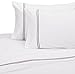 Amazon Brand – Pinzon 400-Thread-Count Egyptian Cotton Sateen Hotel Stitch Sheet Set - King, Espresso