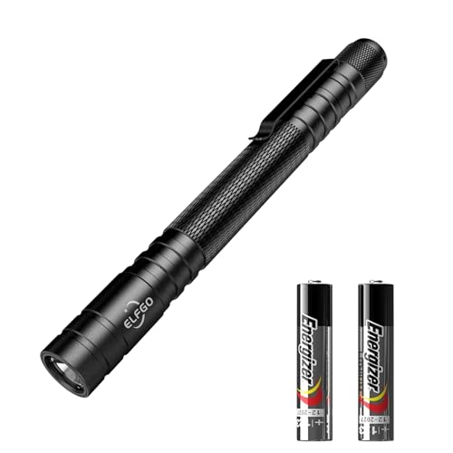 ELFGO 270 Lumens LED Pen Light, Zoomable Penlight