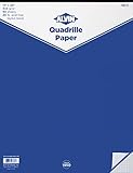 Alvin, Quadrille Paper, Graph and Drafting, 4x4 Grid, 17 x 22 Inches - 50 Sheets