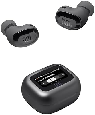 Live Buds 3, Écouteurs sans fil, Bluetooth, jusqu'à 40 h d'autonomie, Réduction de Bruit Active, son haute fidélité JBL Signature, étanches à l'eau IP55, noir