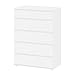 Tvilum Aurora 5 Drawer Wide Chest, White