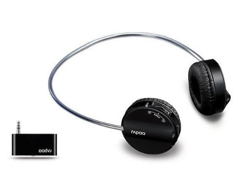 Rapoo H3070 2.4GHz Wireless Built-in Microphone Stereo Headset (Black)
