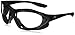 Uvex S0600D Seismic Safety Eyewear, Black Frame, Clear Dura-Streme Hardcoat/Anti-Fog Lens/Headband