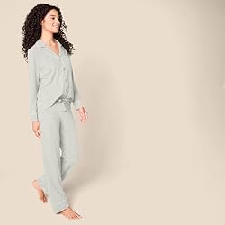 Amazon Essentials Women's Cotton Modal Long-Sleeve