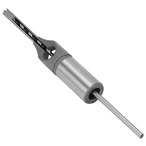 7Pcs/lot 1/4-1/2 Square Hole Drill Bit Set Steel Mortising Drilling Woodworking Tools Mortiser Drill Bits HSS Mortising Chisel Set,Woodworking Electric Drills,Wood Drilling,Holes Saw Chisel Set
