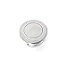 New Flush Chrome Pop Up Gas Cap Vented Compatible with Harley Davidson Fueltank Fuel Cap Regular Thread (1982-2010)