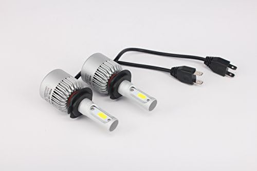 Urange COB H11/H9/H8 H4 Hi/Lo H7 H1 9006 9005 Automotive Car Motorbike Motor Bright Led Headlights 6000K Cool White 8000LM FogLight High Low Beam Headlamp (H7)