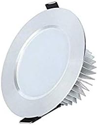 Yaione LED Ultra-Thin Recessed Lighting Downlight Retrofit Hidden Ceiling Light Fixtures 6000K White Light/3000k Warm Light CRI80 Round Flat Aluminum Panel Lamp AC110-240V not Adjustable Lighting