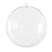 Super Z Outlet Clear Plastic Acrylic Bath Bomb Mold Shells Molding Balls Kit (120mm, 12 Pack)