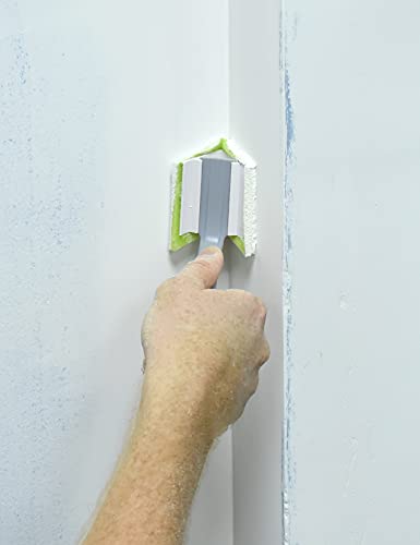 ROLLINGDOG Paint Pad Set 9 PC with Extendable Extension Pole,Adjustable 7" Paint Pad, Corner, Detail Pad and Refills, Perfect for Cutting in at High Ceilings and Walls, No Spatter, Smooth Surface