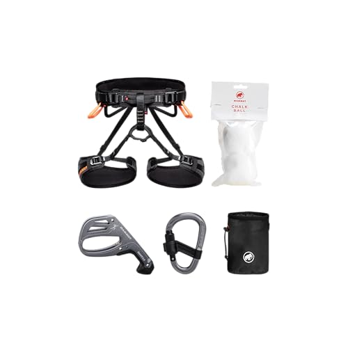 Mammut Ophir 4 Slide Climbing Package | Juego de vía ferrata, con arnés, mosquetón, dispositivo de…