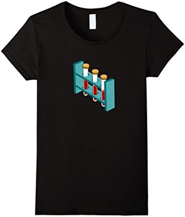 Womens Isometric Science Apparatus Science Geeks Graphic Tshirt Tee Medium Black