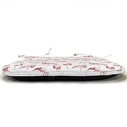 Ambesonne Flamingo Chair Seating Cushion Set of