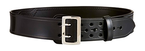 Aker Leather B03 Sam Browne Duty Belt, Half Leather-Lined, 2-1/4" Width