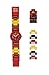 LEGO Watches and Clocks Boy's 'Ninjago Kai' Quartz Plastic Casual watch, Color:Red (Model: 8021421)