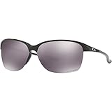 Oakley Women's Unstoppable Rectangular Sunglasses, Polished Black, 65 mm