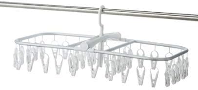 Amazon Co Jp インテリア洗濯ハンガー 40ピンチ ホワイト Cainz カインズ 人気 下から持てて干しやすい ホーム キッチン