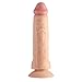 9.4 Inch Lifelike Dildo Silicone Big Cock Men's Penis with Hands-Free Suction Cup and Real Skin Glans Stimulate G-spot Sex Toy for Women (Natural Flesh)
