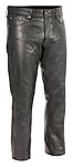 Milwaukee Leather Men's Premium Leather Pants (Black, Size 30) (S)