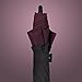 ANYWEATHER Inverted Dual Canopy Umbrella for Wind, Rain, and UV Rays, Compact Umbrella for up to 50 MPH Winds, Umbrella Colors in Bordeaux Red, Large