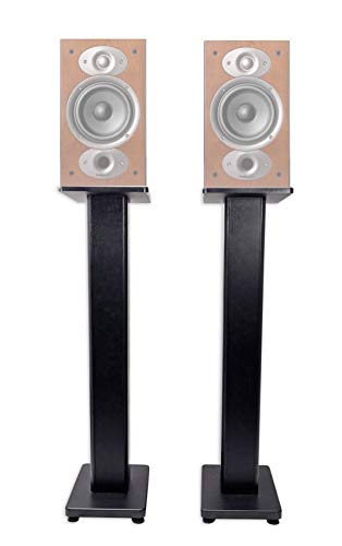 (2) 36″ Bookshelf Speaker Stands for Polk Audio RTI A3 Bookshelf Speakers