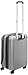 Delsey Luggage Helium Shadow 3.0 21 Inch Carry-On Exp. Spinner Suiter Trolley, Platinum, One Size