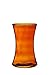 V-More Medium Glass Flower Vase in Tall Round Flared Shape, Multicolored (Orange, Red, Green, Brown), 8-inch Tall, For Home Decor, Wedding, Party, Celebration 【Set of 4 (1 for each color)】