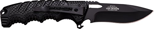 MTech USA Taschenmesser MT-A918 Serie, Messer DESIGNER STRUKTUR OPTIK Griff, scharfes messer, federunterstütztes… – Bild 3