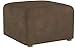 SureFit Stretch Pique Ottoman Slipcovers, One Piece Ottoman Covers with Elastic Bottom For A Snug Fit, Machine Washable Ottoman covers, Taupe