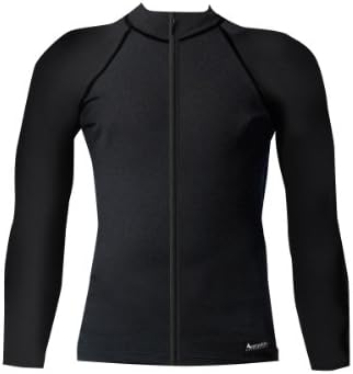 Aeroskin Nylon Long-Sleeve Rashguard with Color Accents And Front Zip