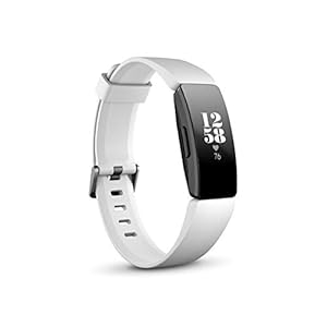 Fitbit Inspire HR Health & Fitness Tracker with Auto-Exercise Recognition, 5 Day Battery, Sleep & Swim Tracking, White…