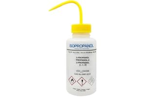 haituoyizhan 1pcs Lab Isopropanol Elbow Plastic Squeeze Wash Bottle Lab Rinse Bottles Clean Safely (500ml)