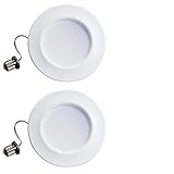 Philips 801456 LED Downlight 65W Equivalent Dimmable Soft White with Warm Glow Effect 5-6 in., 2 Pack