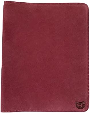 Hide & Drink, Rustic Leather Journal Cover (8.5 x 11 in.), Refillable Moleskine Cahier XXL, Handmade :: Red Velvet Suede Hide & Drink, Rustic Leather Journal Cover (8.5 x 11 in.), Refillable Moleskine Cahier XXL, Handmade :: Red Velvet Suede