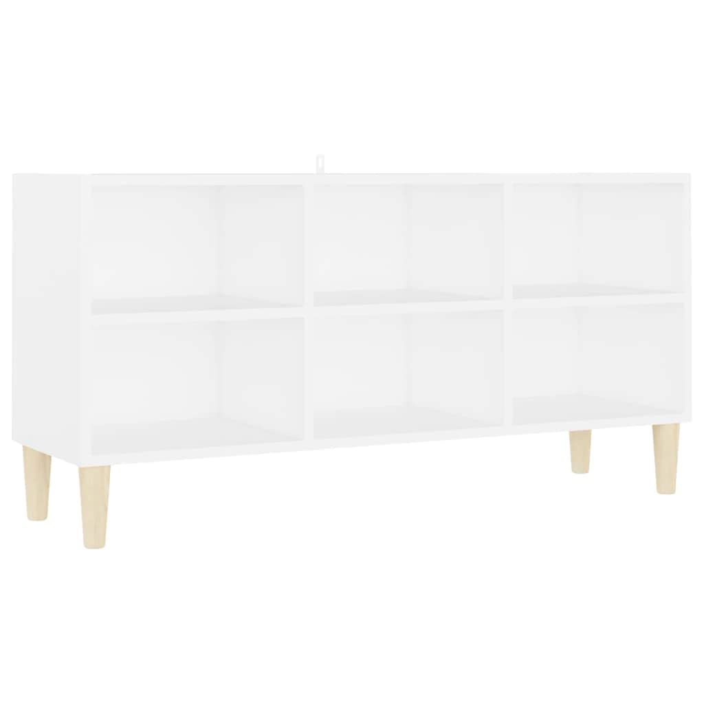 vidaXL-Mueble-de-TV-con-Patas-Soporte-Mobiliario-Aparador-Estante-Salon-Sala-de-Estar-Dormitorio-Decoracion-Blanco-103