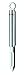 Rosle Stainless Steel Round-Handle Peeler, 7.3-inch
