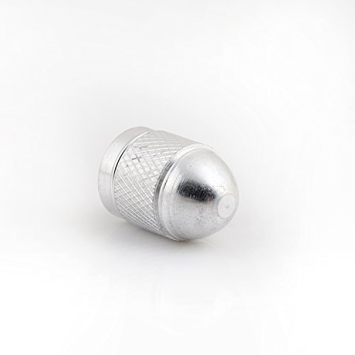 image for Godeson Sivler Car Tire Valve Stems Cap Bullet Style Tire Valve Cap fr