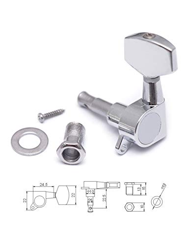 image for Metallor Sealed String Tuning Pegs Keys Machines Heads Tuners 3L 3R El