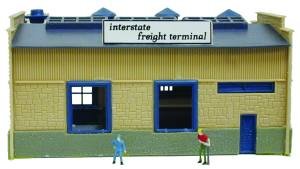N B/U CF Truck Depot, Lighted w/Figures
