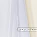HOLKING Rod Pocket Sheer Curtains 63 inch for Bedroom Living Room Window Treatment Set White Curtains,2 Panels Each is 52 inches Wide by 63 inches Long