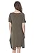Bearsland Women's Maternity Short Sleeves Summer Breastfeeding Nursing Dresses