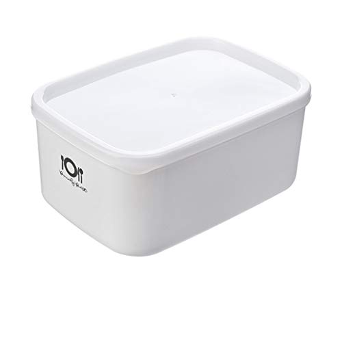 jiumoji Microwave Freezer Bento Lunch Box Picnic Food Fruit Container Lightweight Storage Box for Kids Adult (D:1400ml)