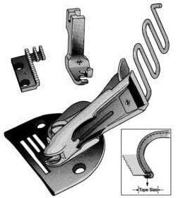 SELCO Adjustable Double Fold Right Angle Bias Binder Set for Industrial Sewing Machine (26mm)