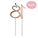 18 Cake Topper - Premium Rose Gold Metal - 18th Birthday Party Sparkly Rhinestone Decoration Makes a Great Centerpiece - Now Protected in a Box