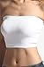 Themogan Women'S Basic Seamless Bra Top Bandeau Black/White/Khaki, One Size